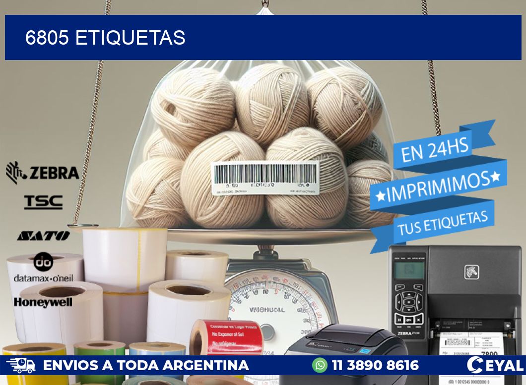 6805 ETIQUETAS