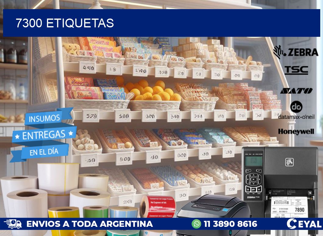 7300 ETIQUETAS