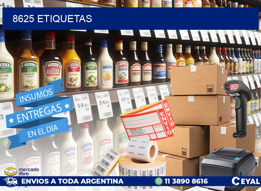 8625 ETIQUETAS