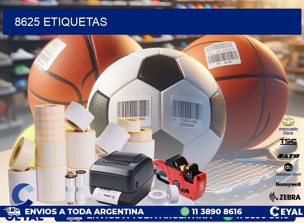 8625 ETIQUETAS