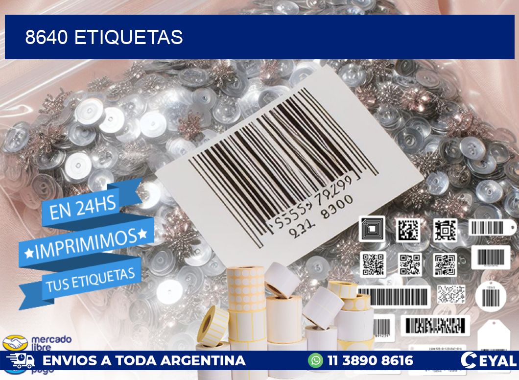 8640 ETIQUETAS