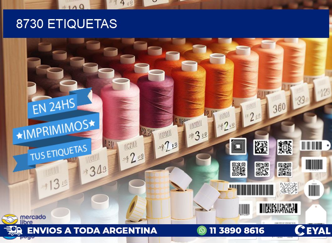 8730 ETIQUETAS