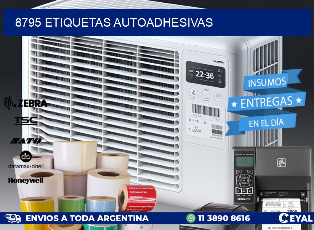 8795 ETIQUETAS AUTOADHESIVAS