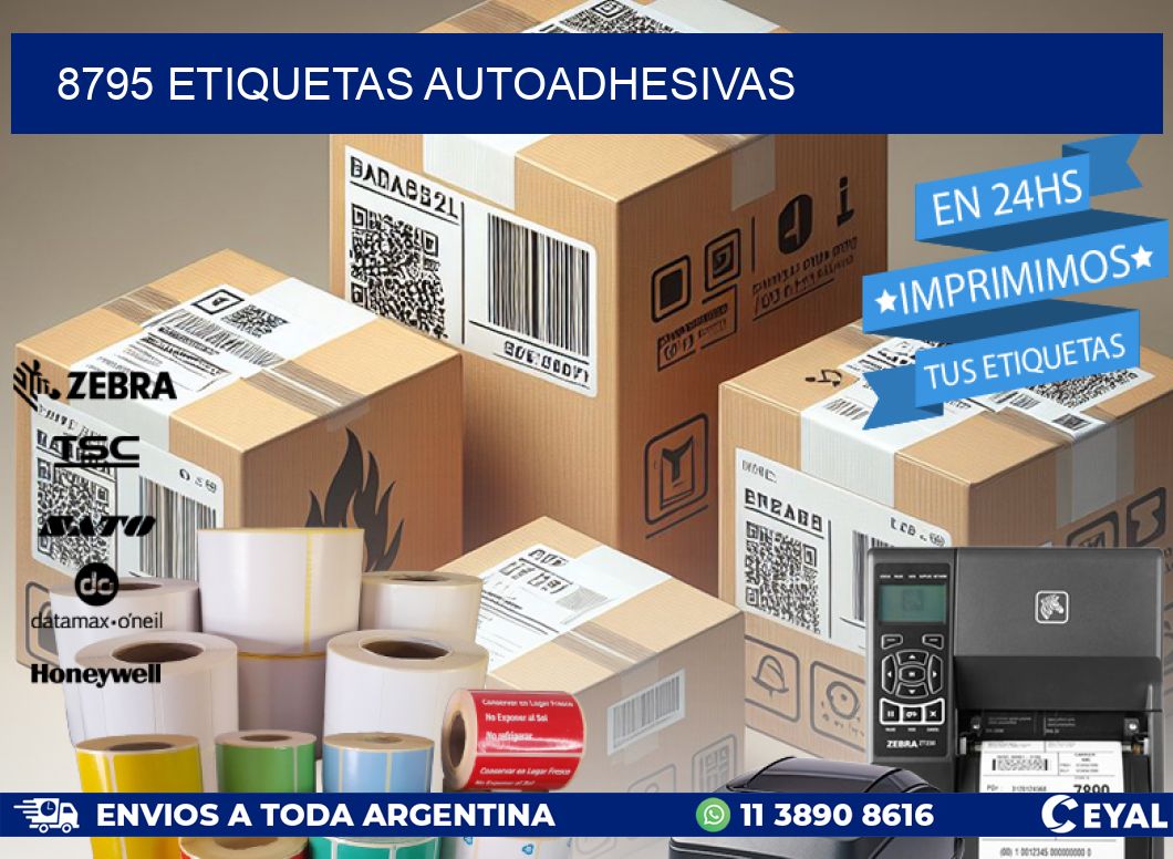 8795 ETIQUETAS AUTOADHESIVAS