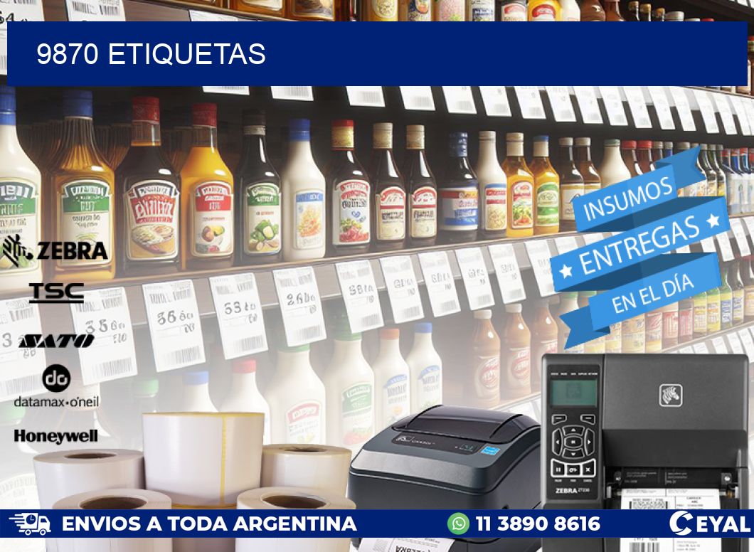 9870 ETIQUETAS