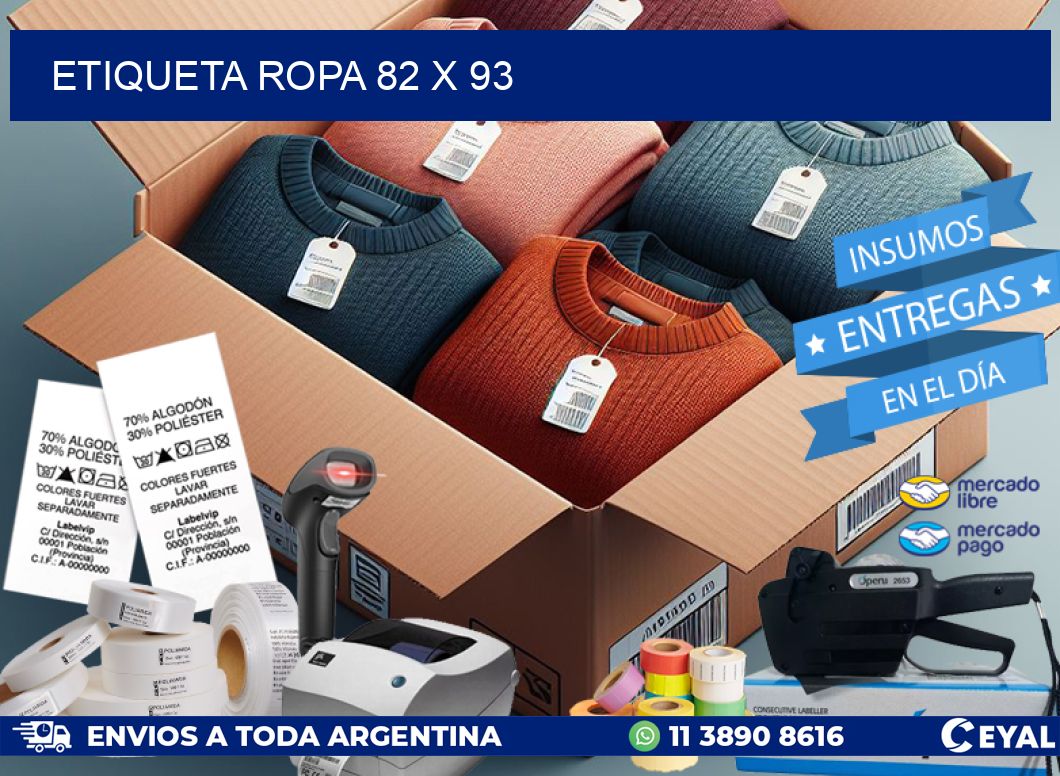ETIQUETA ROPA 82 x 93