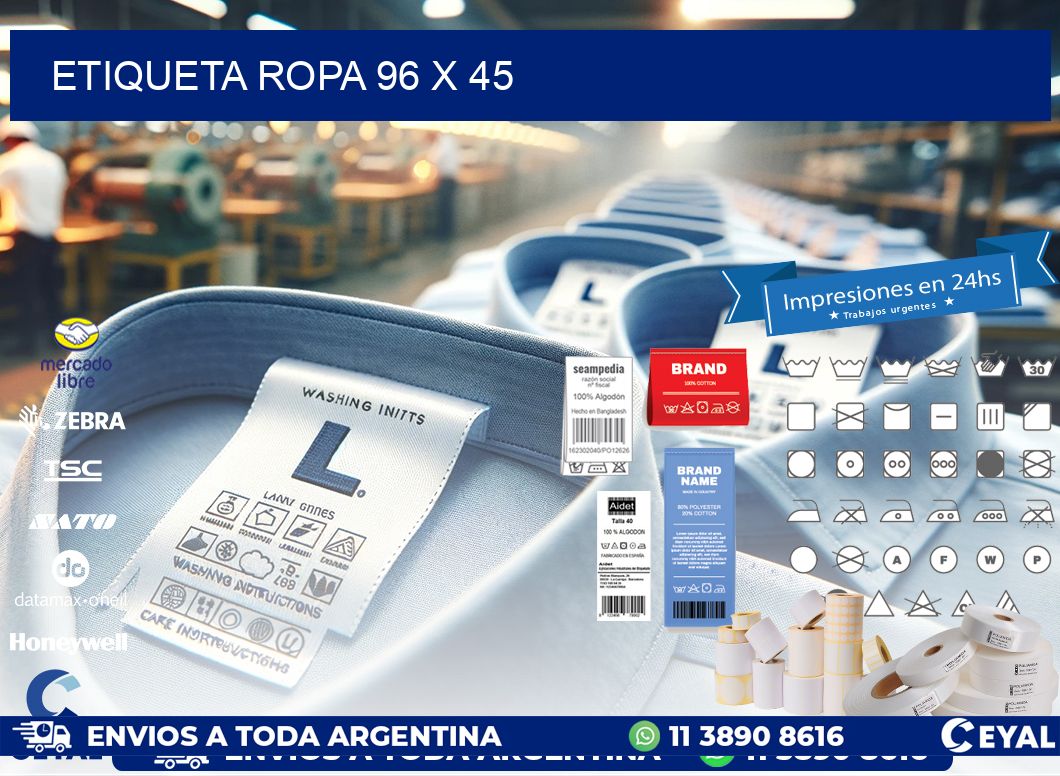 ETIQUETA ROPA 96 x 45