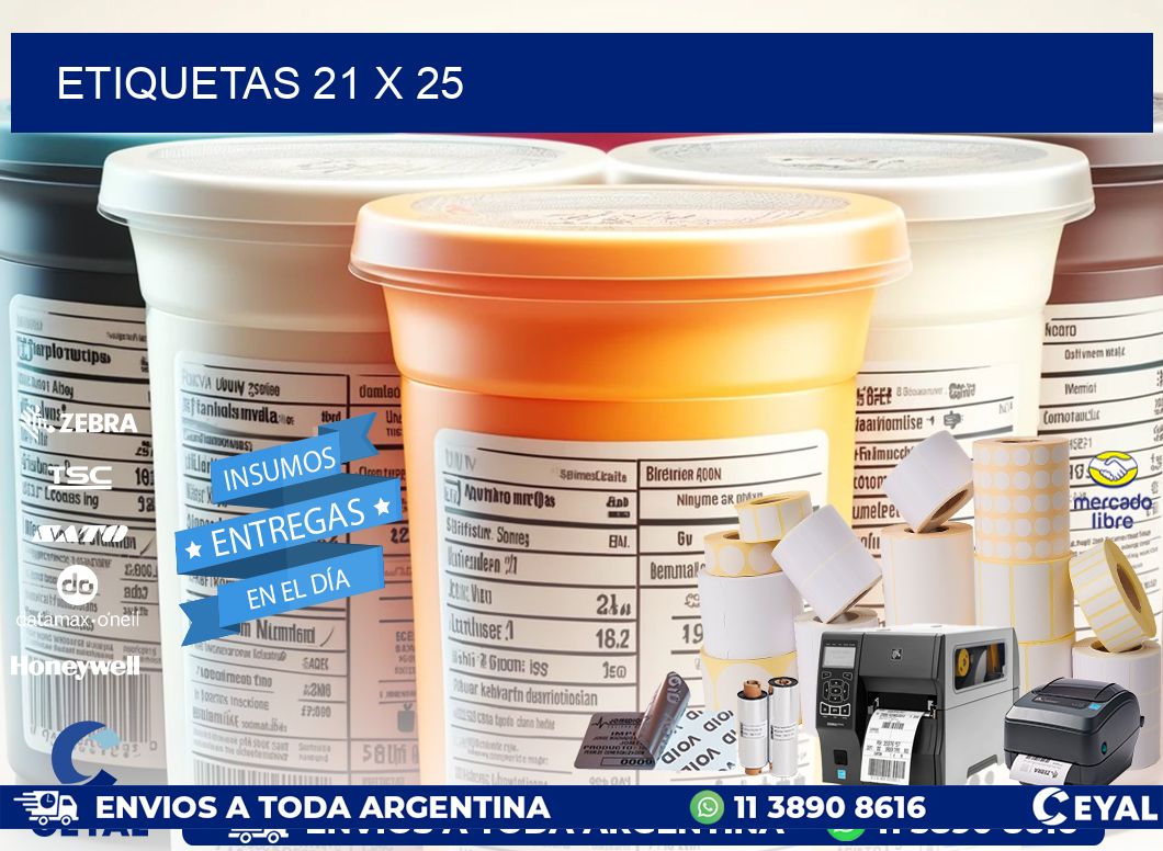 ETIQUETAS 21 x 25