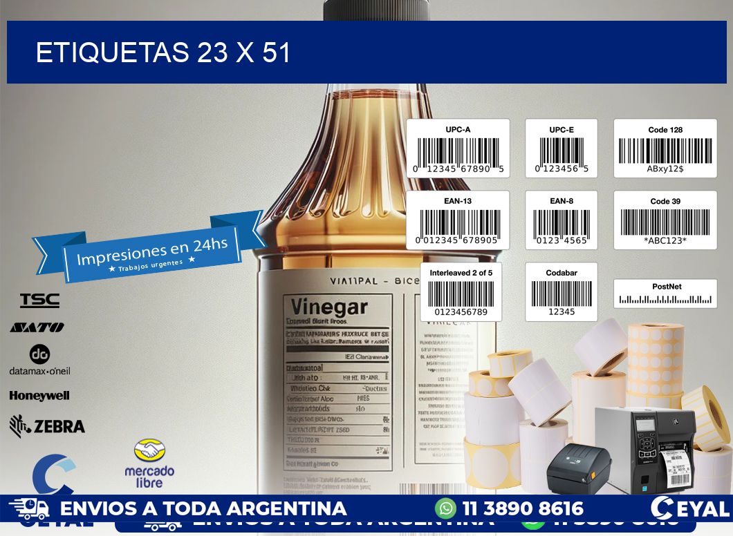 ETIQUETAS 23 x 51