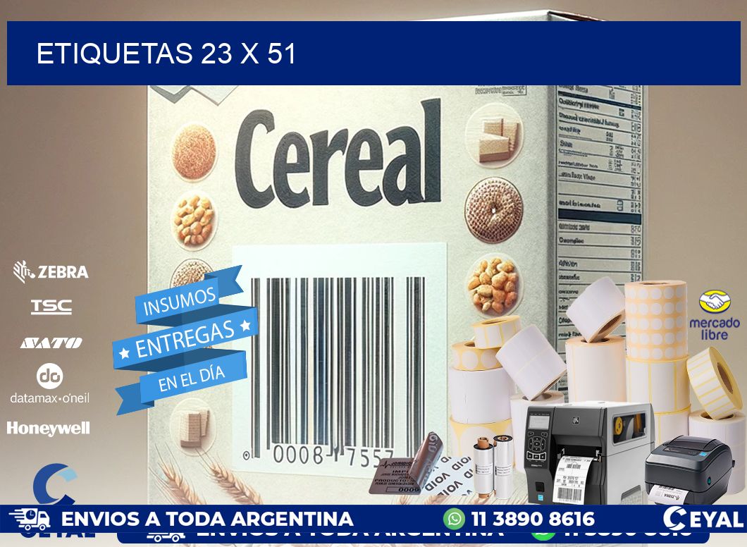 ETIQUETAS 23 x 51