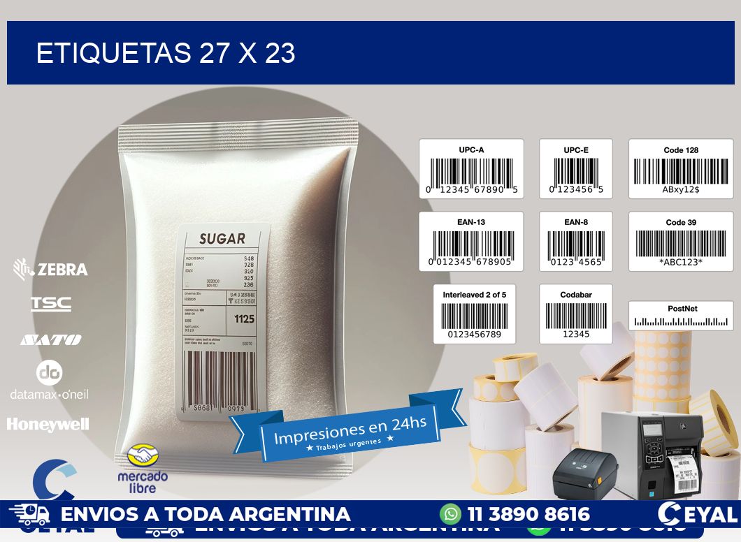ETIQUETAS 27 x 23