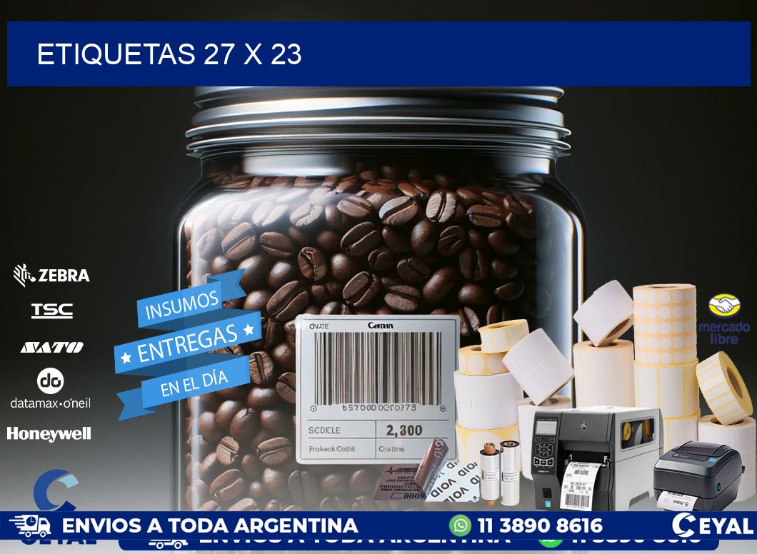 ETIQUETAS 27 x 23