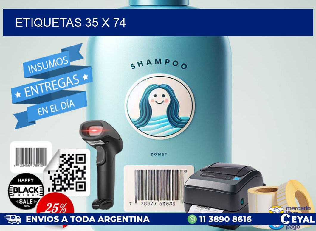 ETIQUETAS 35 x 74