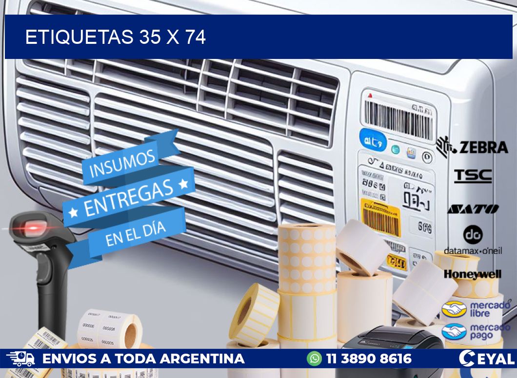 ETIQUETAS 35 x 74