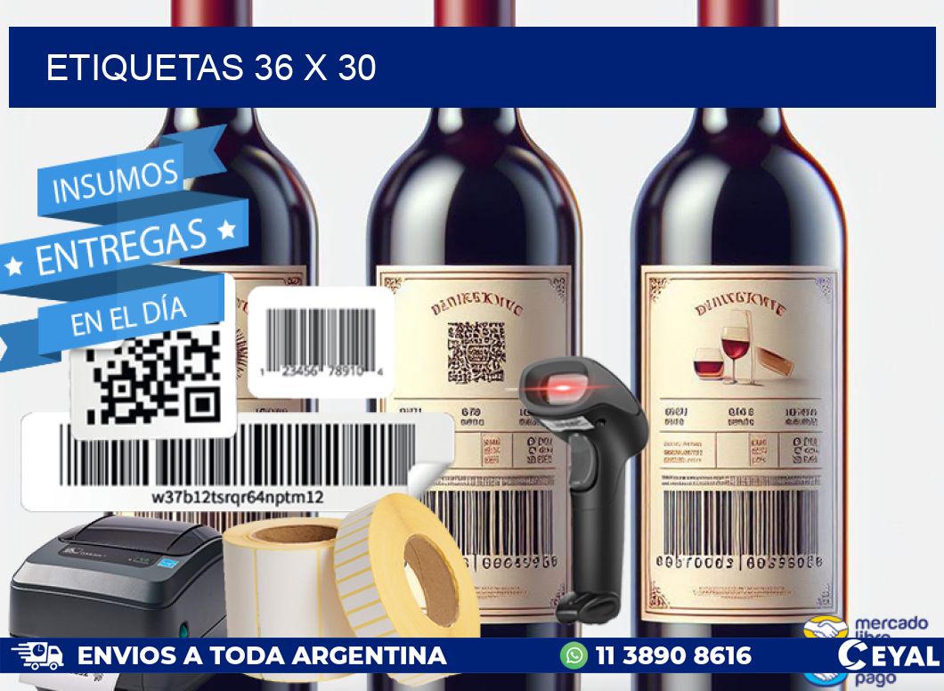ETIQUETAS 36 x 30
