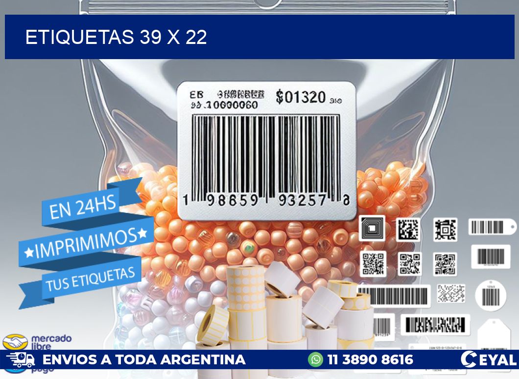 ETIQUETAS 39 x 22