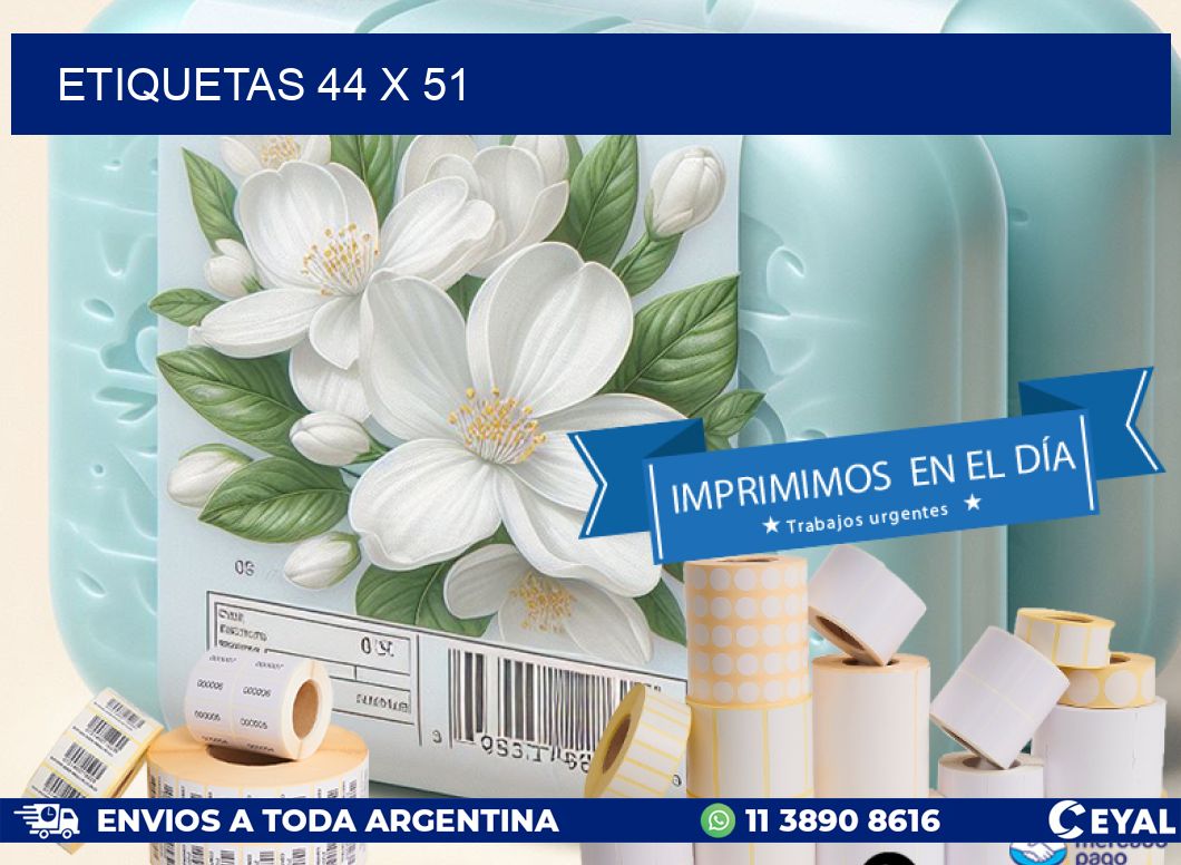 ETIQUETAS 44 x 51
