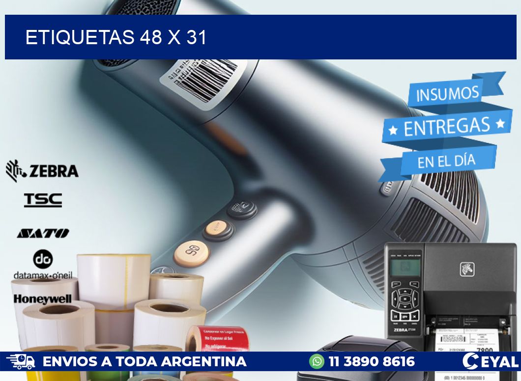 ETIQUETAS 48 x 31