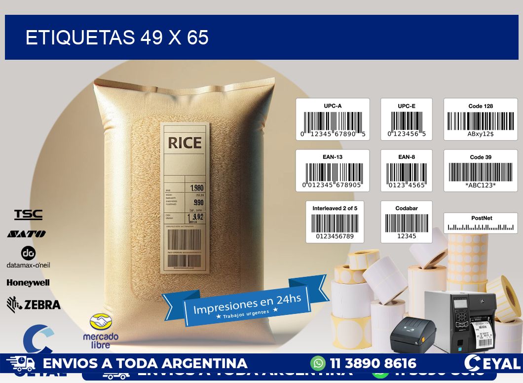 ETIQUETAS 49 x 65