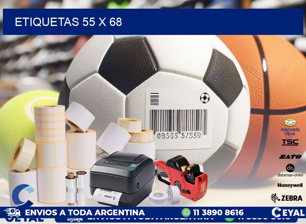 ETIQUETAS 55 x 68