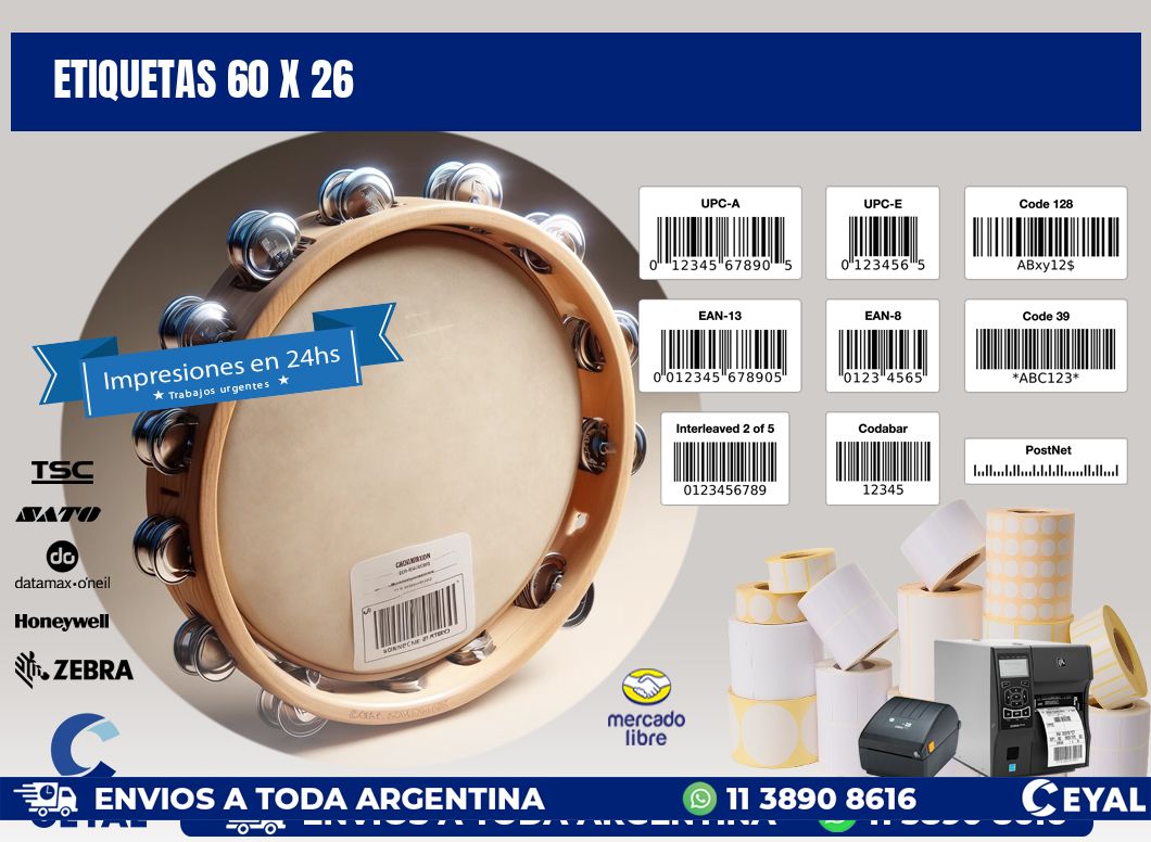 ETIQUETAS 60 x 26