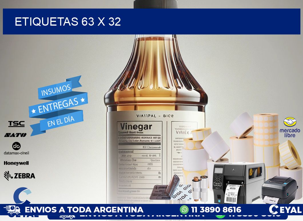 ETIQUETAS 63 x 32