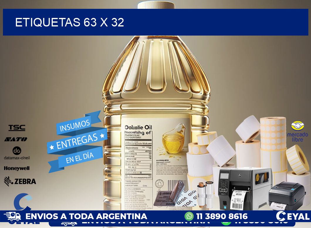 ETIQUETAS 63 x 32