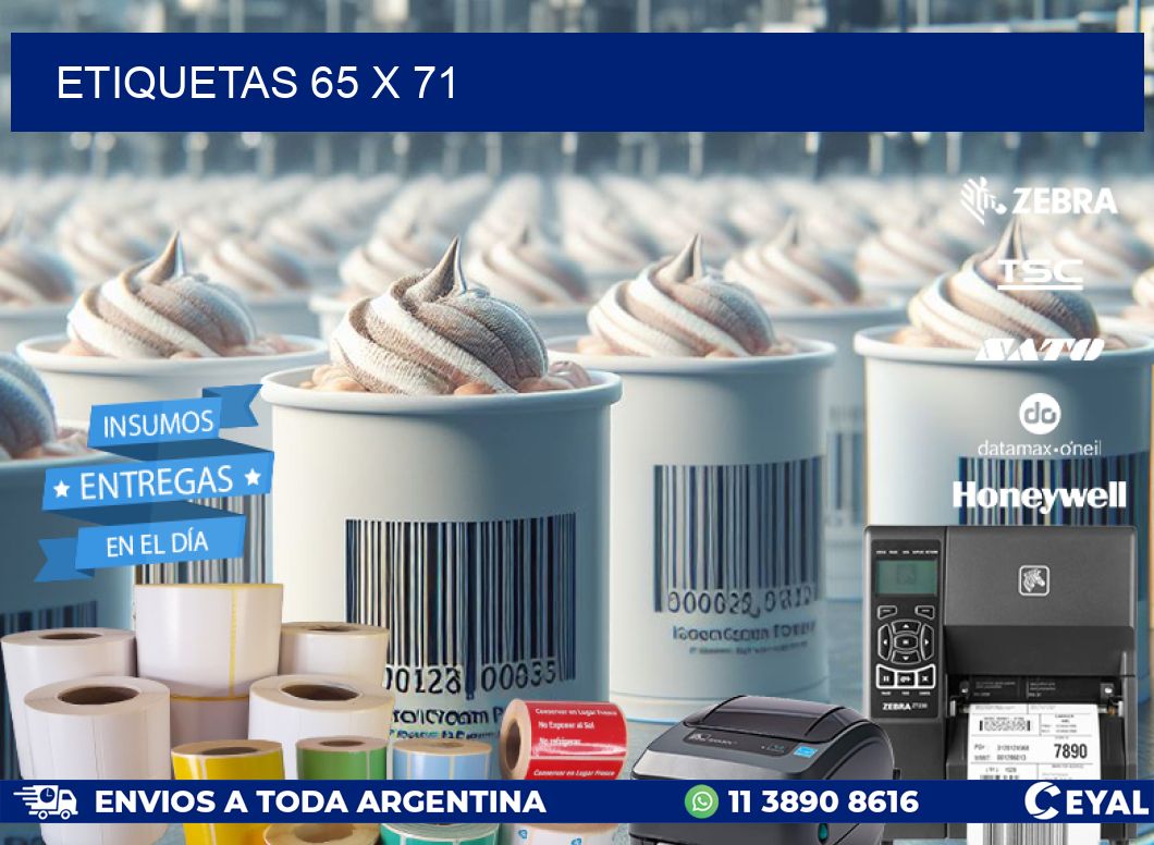 ETIQUETAS 65 x 71