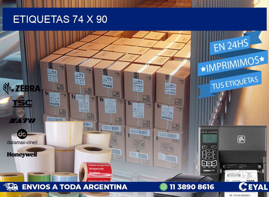 ETIQUETAS 74 x 90