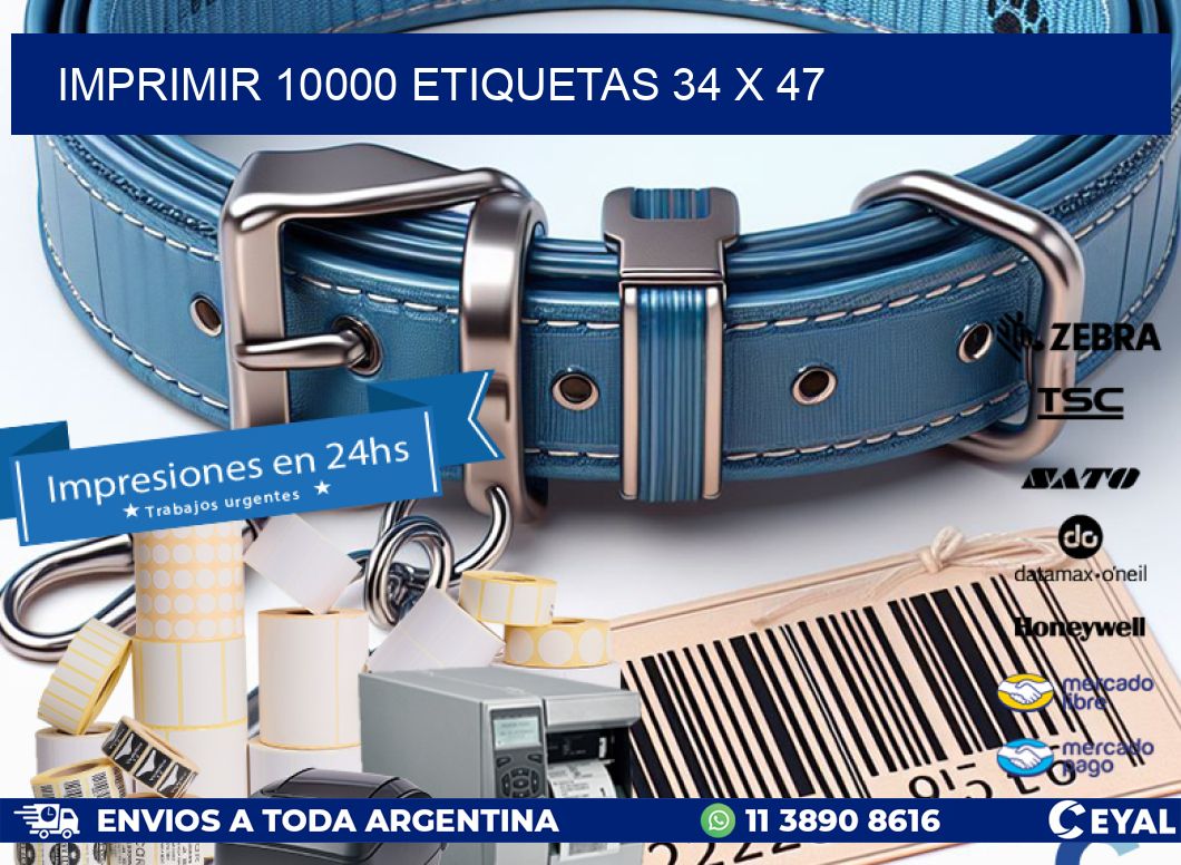 IMPRIMIR 10000 ETIQUETAS 34 x 47