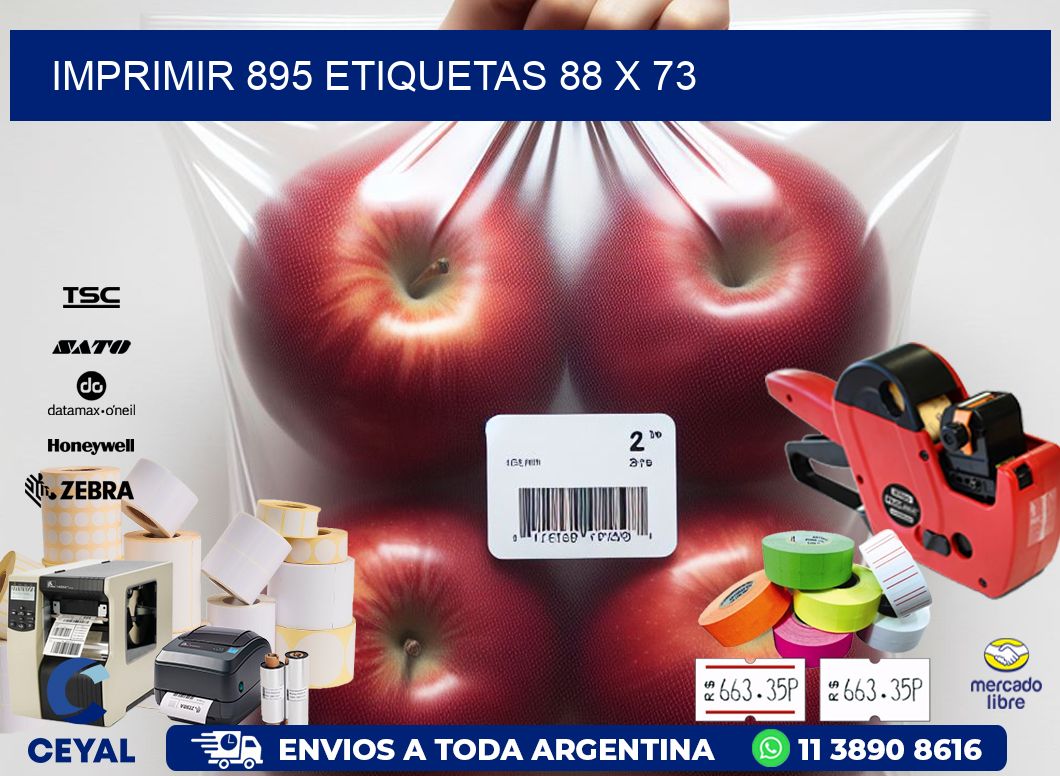 IMPRIMIR 895 ETIQUETAS 88 x 73