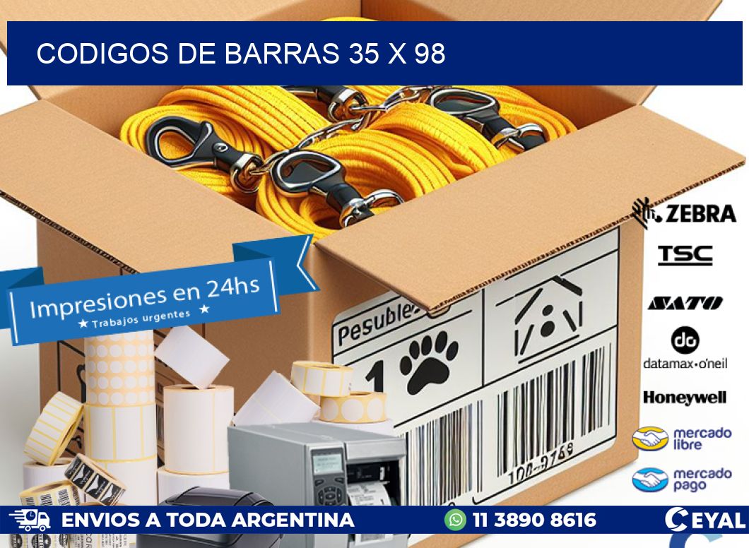 codigos de barras 35 x 98