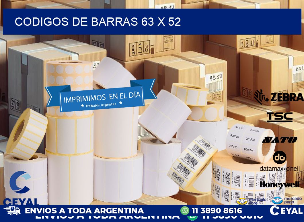 codigos de barras 63 x 52