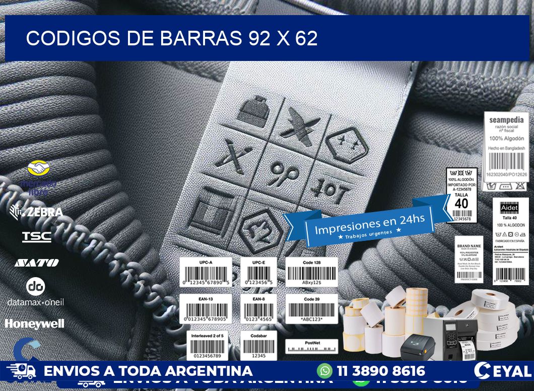 codigos de barras 92 x 62