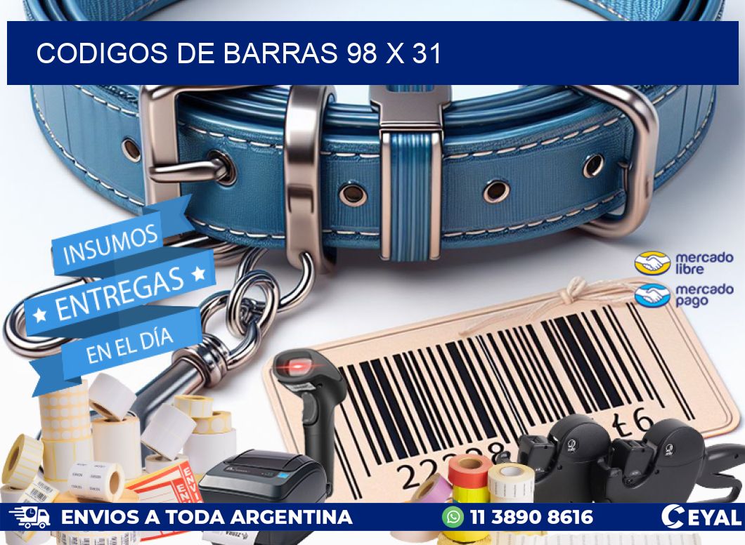 codigos de barras 98 x 31