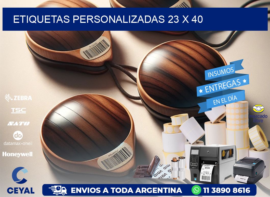 etiquetas personalizadas 23 x 40