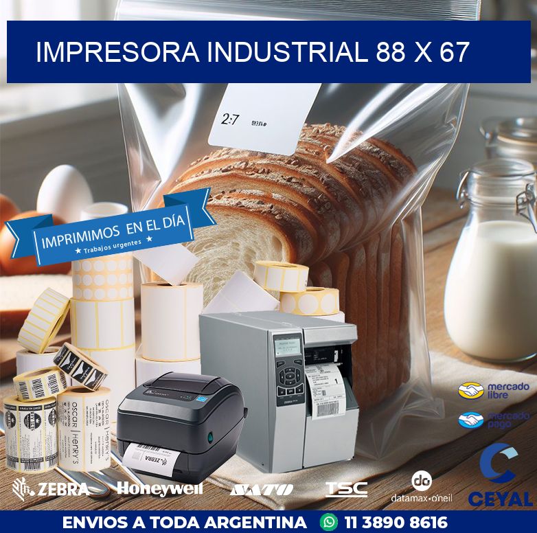 impresora industrial 88 x 67