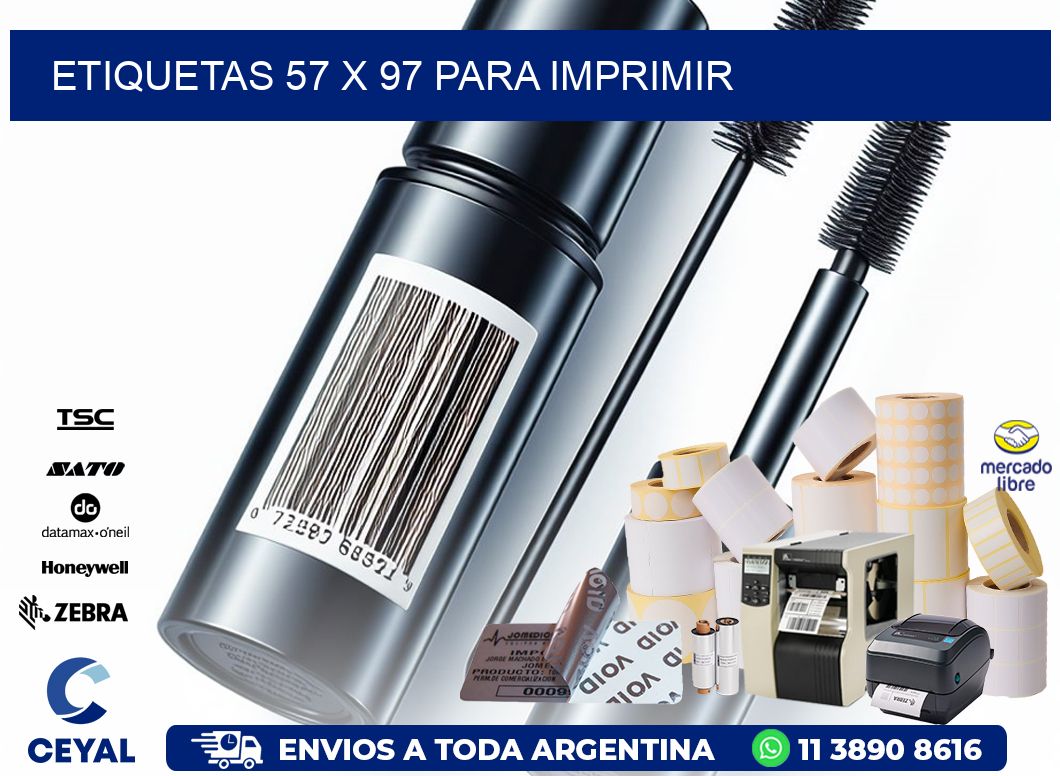 ETIQUETAS 57 x 97 PARA IMPRIMIR