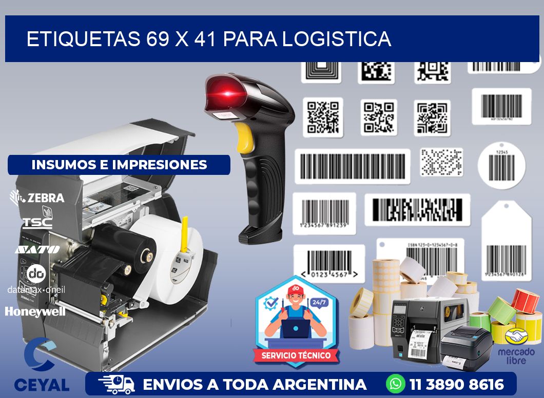 ETIQUETAS 69 x 41 PARA LOGISTICA