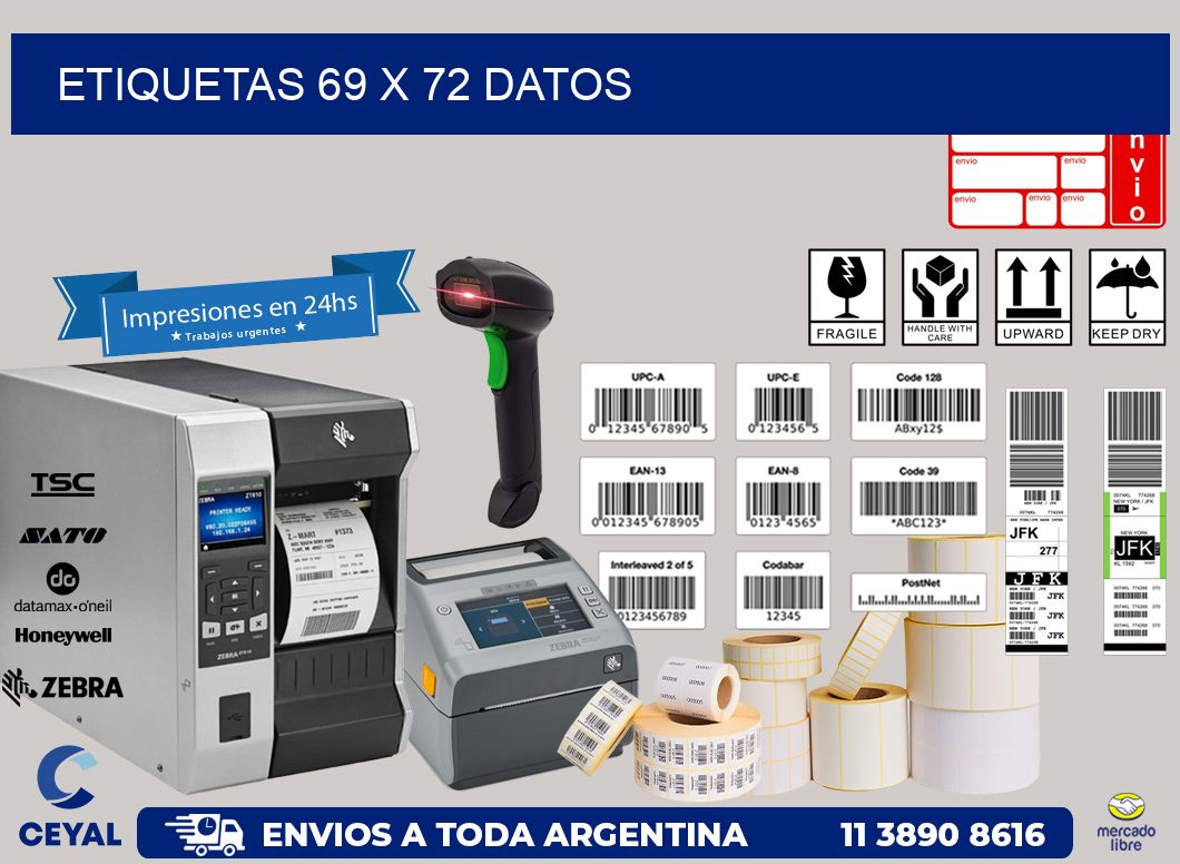 ETIQUETAS 69 x 72 DATOS