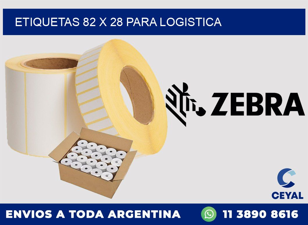 ETIQUETAS 82 x 28 PARA LOGISTICA