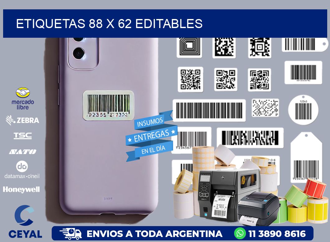 ETIQUETAS 88 x 62 EDITABLES