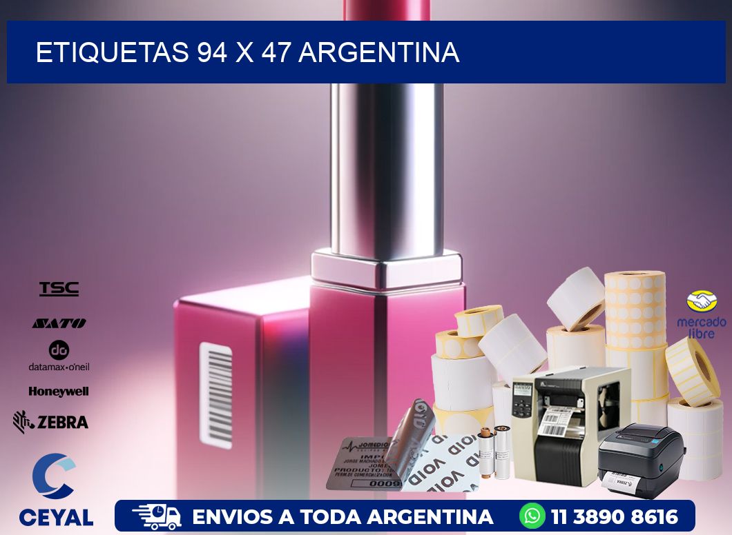 ETIQUETAS 94 x 47 ARGENTINA