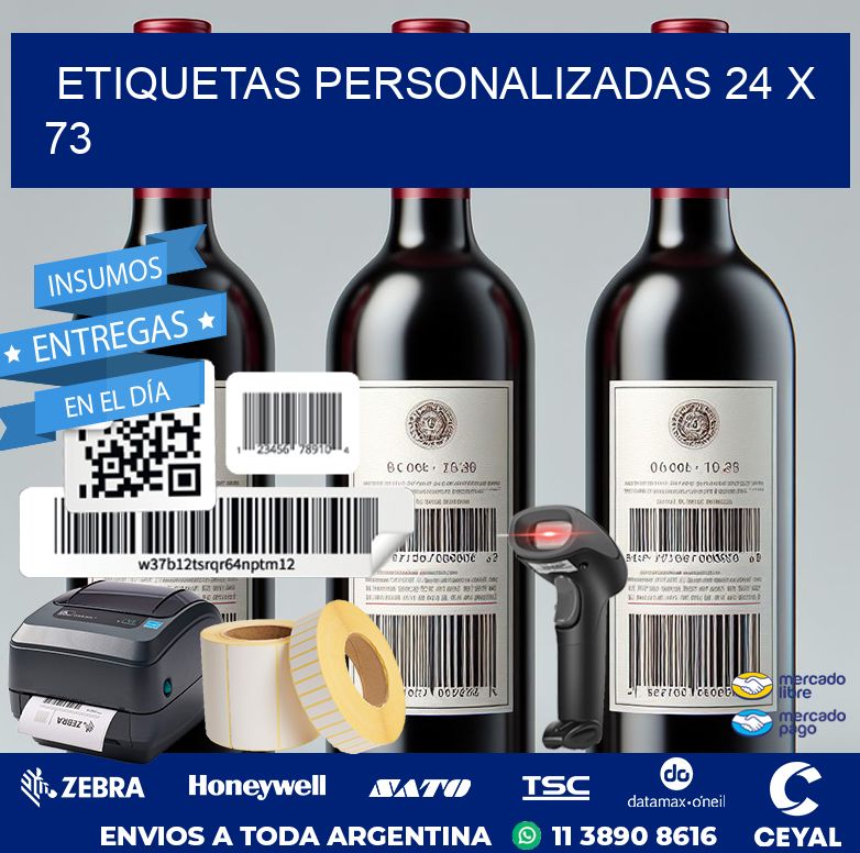 etiquetas personalizadas 24 x 73
