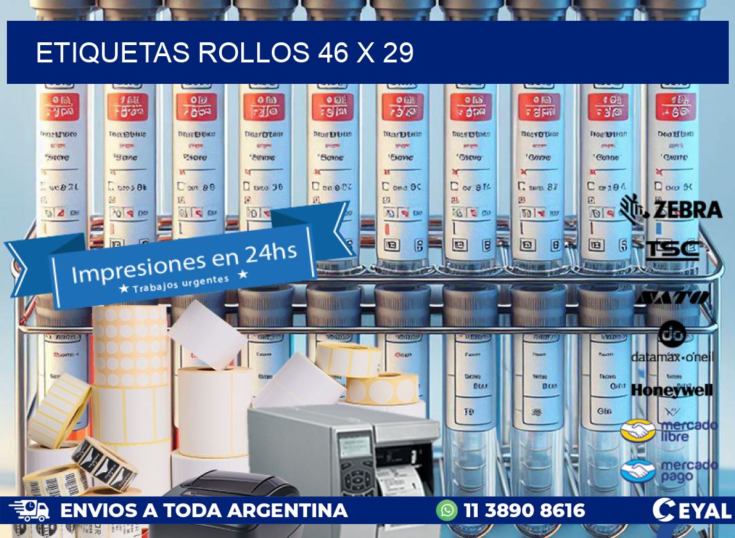 etiquetas rollos 46 x 29