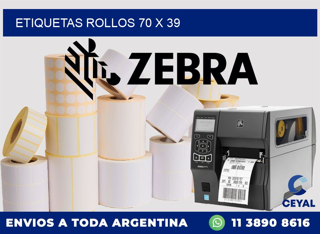 etiquetas rollos 70 x 39