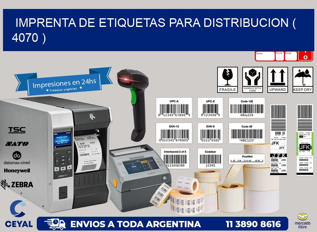 imprenta de etiquetas para distribucion ( 4070 )