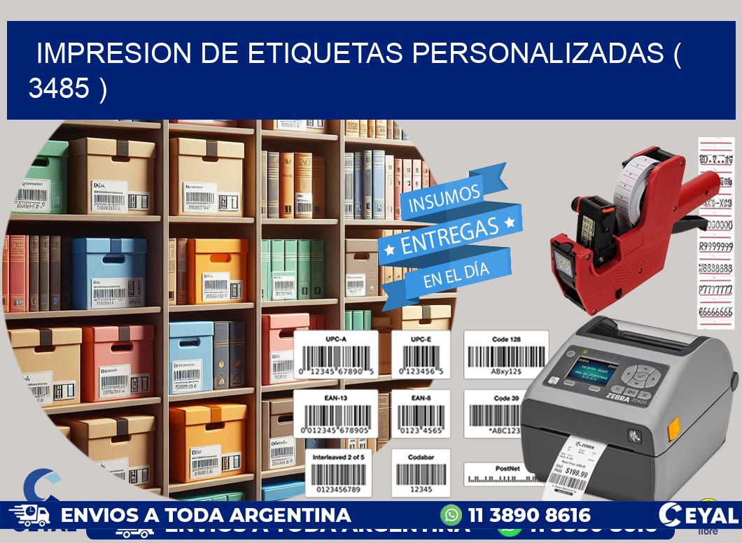 impresion de etiquetas personalizadas ( 3485 )
