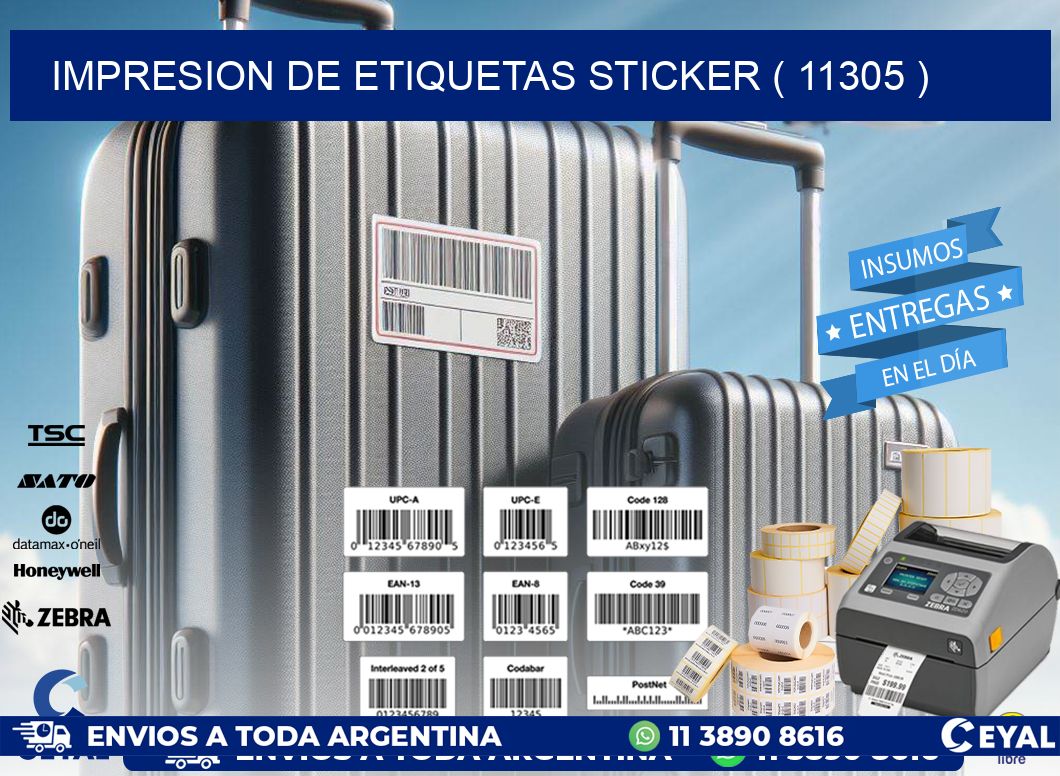 impresion de etiquetas sticker ( 11305 )