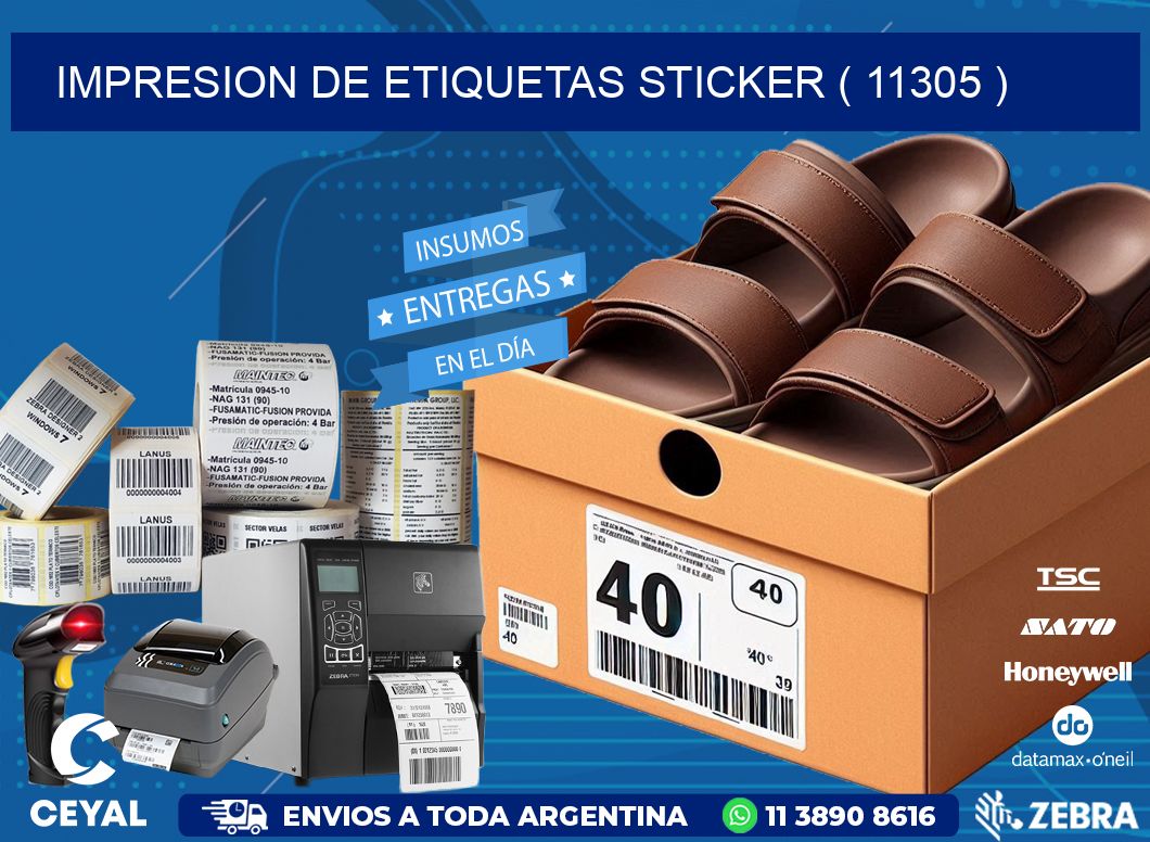 impresion de etiquetas sticker ( 11305 )